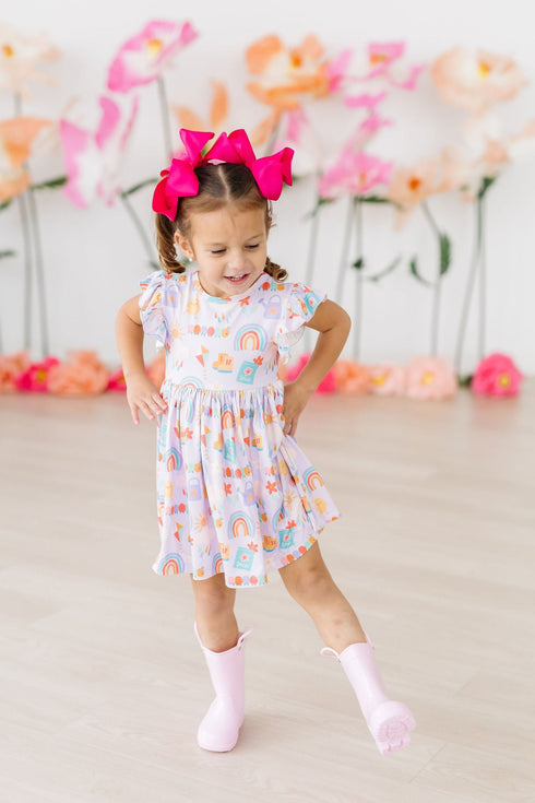 rainy-day-flutter-sleeve-twirl-dress Mila &  Rose - Sophia's Style--3T--4